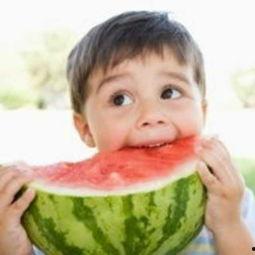 孩子吃瓜头像,孩子吃瓜头像萌化你的心